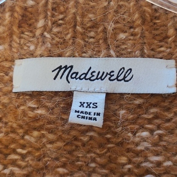 Madewell Striped Baxter Oversized Sweater Women's Size XXS - Picture 3 of 4